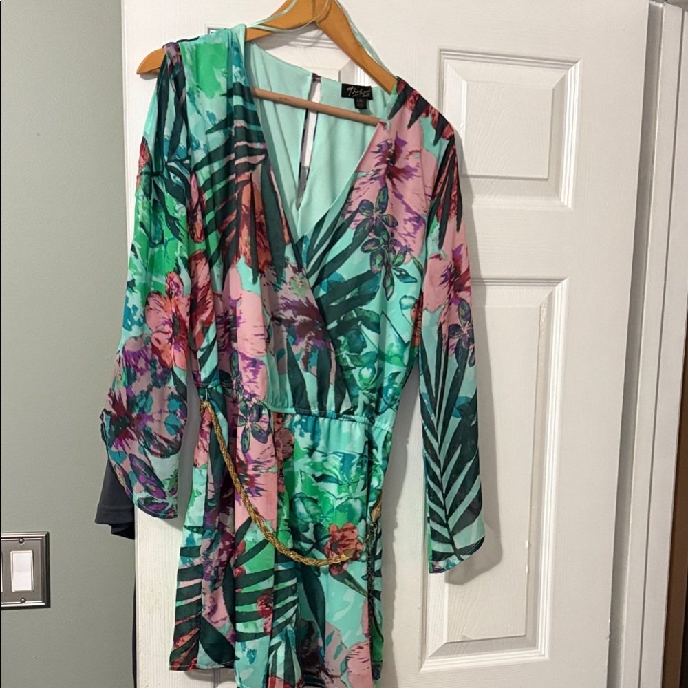 Thalia Sodi Vibrant Multicolor Romper